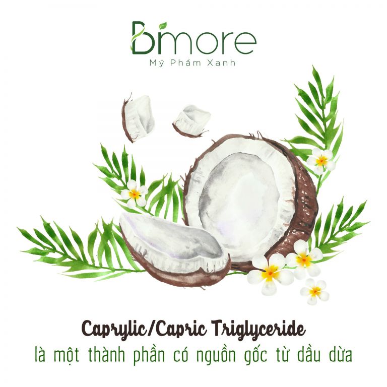 Caprylic/Capric Triglyceride gốc dầu dừa