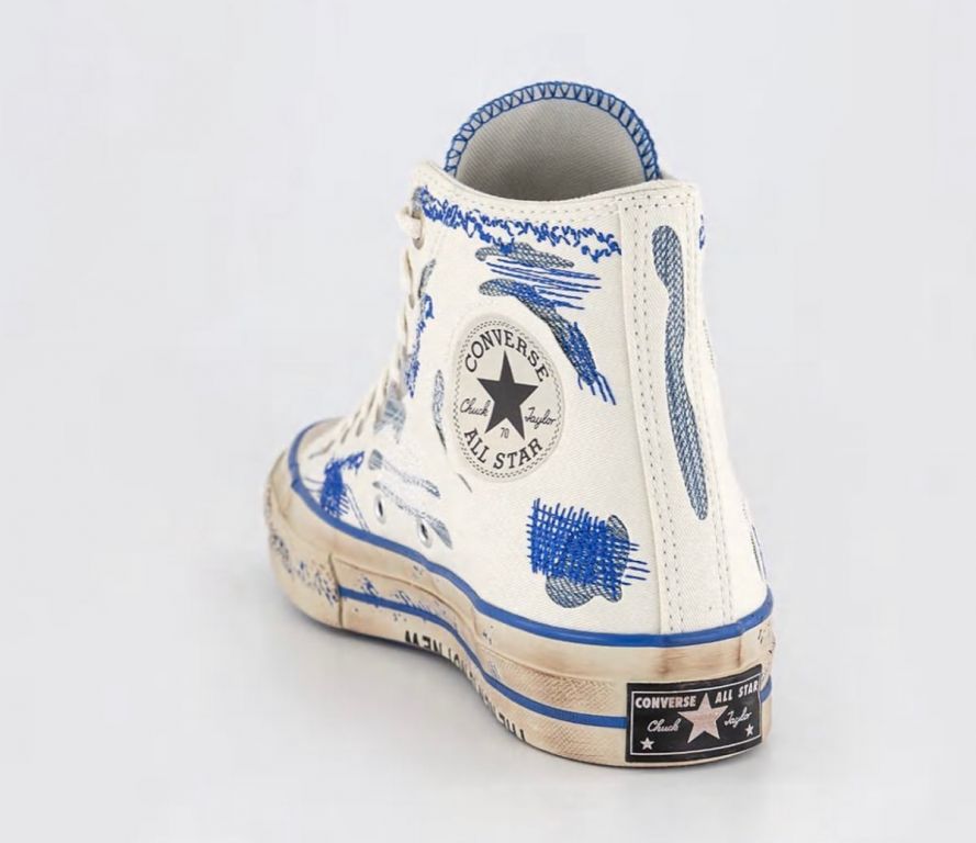 Hình ảnh giày ADER ERROR x Converse Chuck 70 High 'White Imperial Blue'
