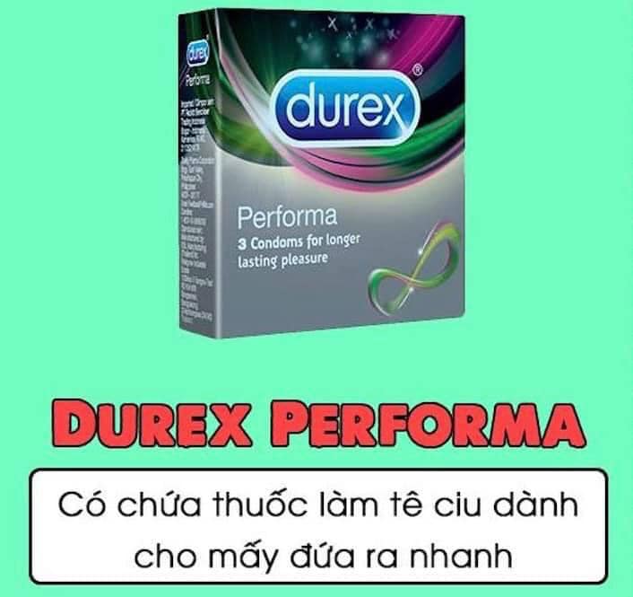 Hình ảnh bao cao su Durex Performa