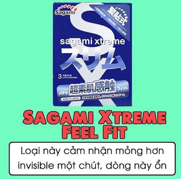 Hình ảnh bao cao su Sagami Xtreme Feel Fit
